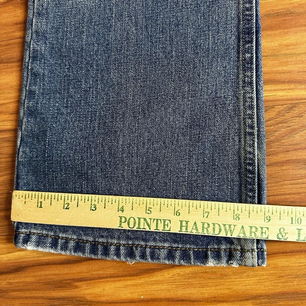 Vintage Y2K Levis 527 Jeans Mens 29x30* Low Rise Bootcut Cowboy Denim Wash Faded
